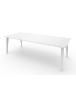 Keter Tavolo da Giardino Lima - Bianco - 157-235 x 98 x 74 cm