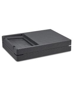 Keter Lettino Prendisole Jaipur - Resina Grafite - 29x187,5x58 cm