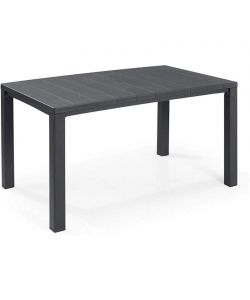 Tavolo da esterno Julie - 147x90x75h - Woodlook - Grafite Keter