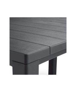 Tavolo da esterno Julie - 147x90x75h - Woodlook - Grafite Keter