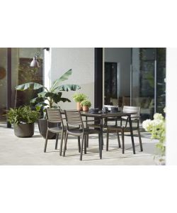 Keter Tavolo da Giardino Vintage - Grafite - 146x87 cm