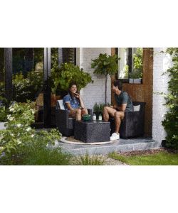 Salotto da giardino Claire con cuscini Keter