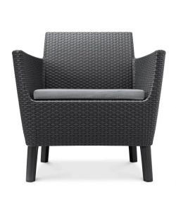 Keter Set Lounge Salemo - Grigio - Design Rattan