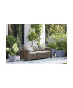 Keter Divano da Giardino California - Cappuccino - 198x68x71,5 cm