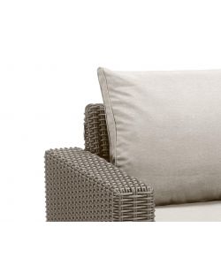 Keter Divano da Giardino California - Cappuccino - 198x68x71,5 cm