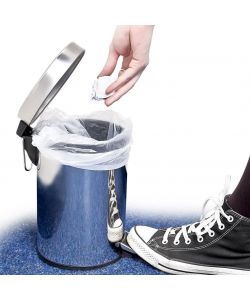 Pattumiera Inox 12lt Con Pedale H39 Tortora - Foto 2