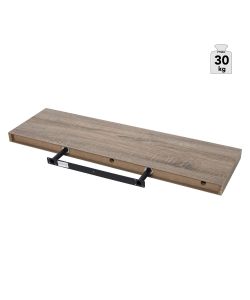 Kimono Mensola Tamburata Grande in MDF Rovere Sonoma 800x235 mm