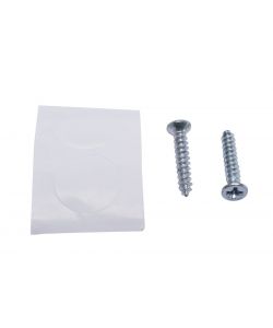 Kimono Mensola Tamburata in MDF Bianco Laccato 600x235 mm