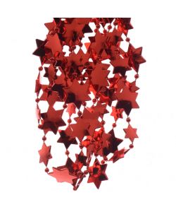 Ghirlanda Stelle rosso 270 cm