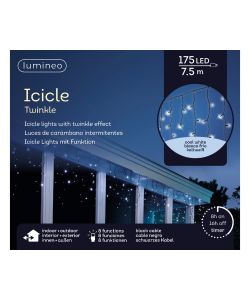 Tenda led 175 luce bianco fredda 7.5x1.5 m