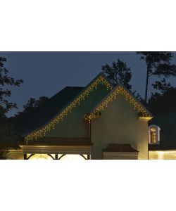 Lumineo Tenda Luminosa 259 LED Bianco Caldo Uso Interno Esterno - 11 m