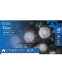 Stringa 10 lanterne LED solari bianco