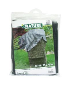 Nature Telo Copertura per 2 Sedie Impilabili da Giardino 140x75x70 cm