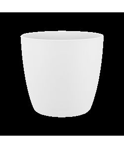 Vaso brussels round 30cm Bianco