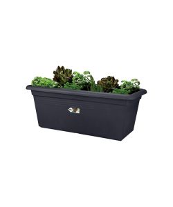 Elho Balconiera Extra Large Nero - Giardino e Terrazzo  80 cm