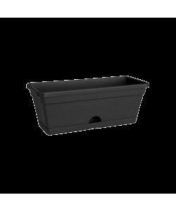 Fioriera basics trough mini 30cm Nera