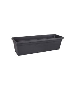 Balconiera Trough 40 cm Nero