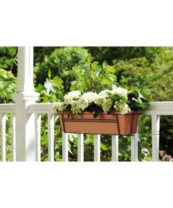 Elho Balconiera Green Basics - Marrone - 40 cm