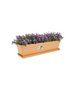 Elho Sottovaso Balconiera - Beige Naturale - 80 cm