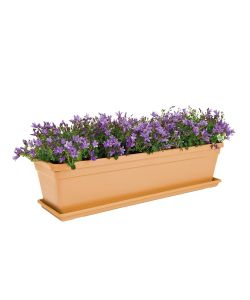 Elho Sottovaso Balconiera - Beige Naturale - 80 cm