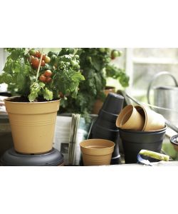 Elho Vaso Growpot Verde 40 cm - Vaso da Coltivazione per Piante e Fiori