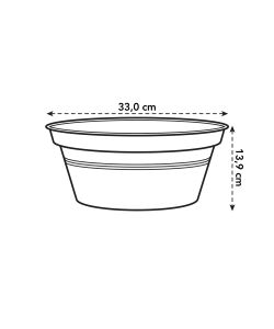 Vaso basics bowl 33cm Verde