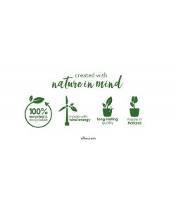 Elho Fioriera Balconiera Green Basics Verde 50cm - Plastica Riciclata