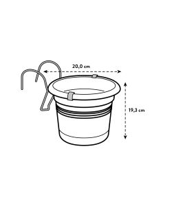 Vaso basics potholder allin1 Nero