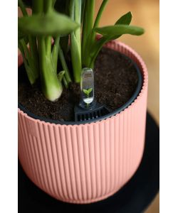 Elho Vibes Fold Vaso per Piante � 22 cm Rosa Delicato in Plastica Riciclata