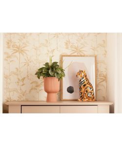 Elho Vaso Vibes Fold Coupe 14 cm Colore Rosa - Fioriera Interno Design Moderno
