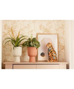 Elho Vaso Vibes Fold Coupe 14 cm Colore Rosa - Fioriera Interno Design Moderno
