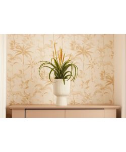 Elho Vaso Vibes Fold Coupe 14 cm Silky White - Fioriera Interna Elegante