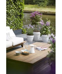 Vaso vibia campana round 20cm Bianco