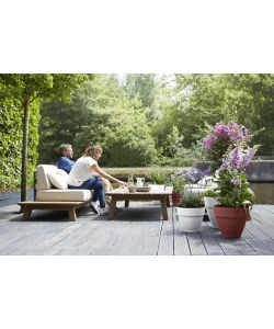 Vaso vibia campana round 20cm Bianco