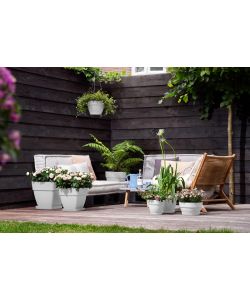Vaso vibia campana round 20cm Bianco