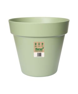 Elho Vaso Paris Flowerpot 25 Mint Rotondo per Interno ed Esterno