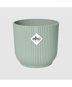 Elho Vaso Vibes Fold Rotondo Verde Sorbetto � 18 cm H 16.8 cm