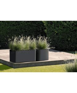 Florus Fioriera Jive Terrace 80 cm Bianca - Plastica Riciclata