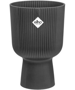 Elho Vaso per Piante Vibes Fold Coupe 14 cm Anthracite Design Moderno