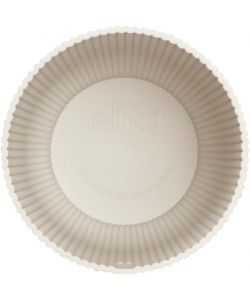 Elho Vaso Vibes Fold Coupe 14 cm Bianco Lino per Piante da Interno