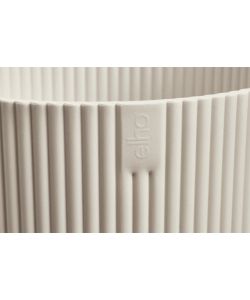 Elho Vaso Vibes Fold Coupe 14 cm Bianco Lino per Piante da Interno