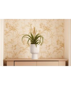 Elho Vaso Vibes Fold Coupe 14 cm Bianco Lino per Piante da Interno