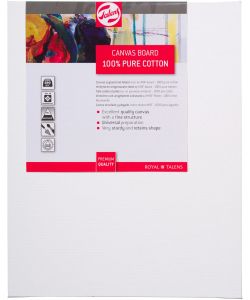 Talens Cartone Telato 24 x 30 cm in Cotone per Pittura Acrilica e Olio