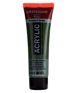 Colore acrilico Amsterdam 20 ML Verde oliva