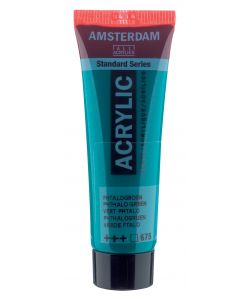 Colore acrilico Amsterdam 20 ML Verde Ftalo