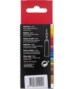 Amsterdam Pasta Acrilica Nero 20 ml - Finitura Opaca - Uso Esterno