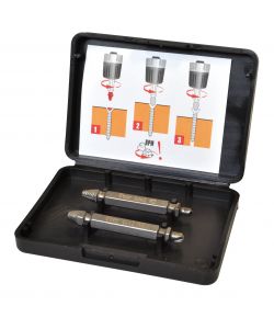 Svitatore Universale Set 2 Punte Acciaio Nero 13x9 cm