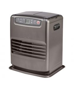 Qlima Stufa Portatile Laser - Grigio Metallizzato - 3,1 kW