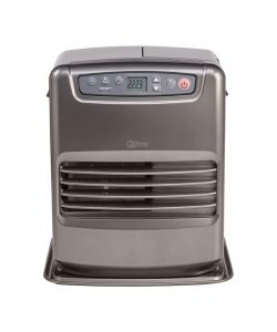 Qlima Stufa Portatile Laser - Grigio Metallizzato - 3,1 kW