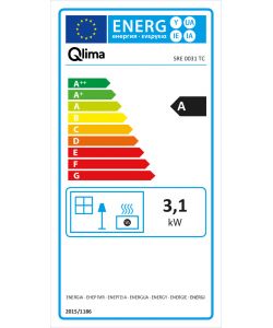 Qlima Stufa Portatile Laser - Grigio Metallizzato - 3,1 kW
